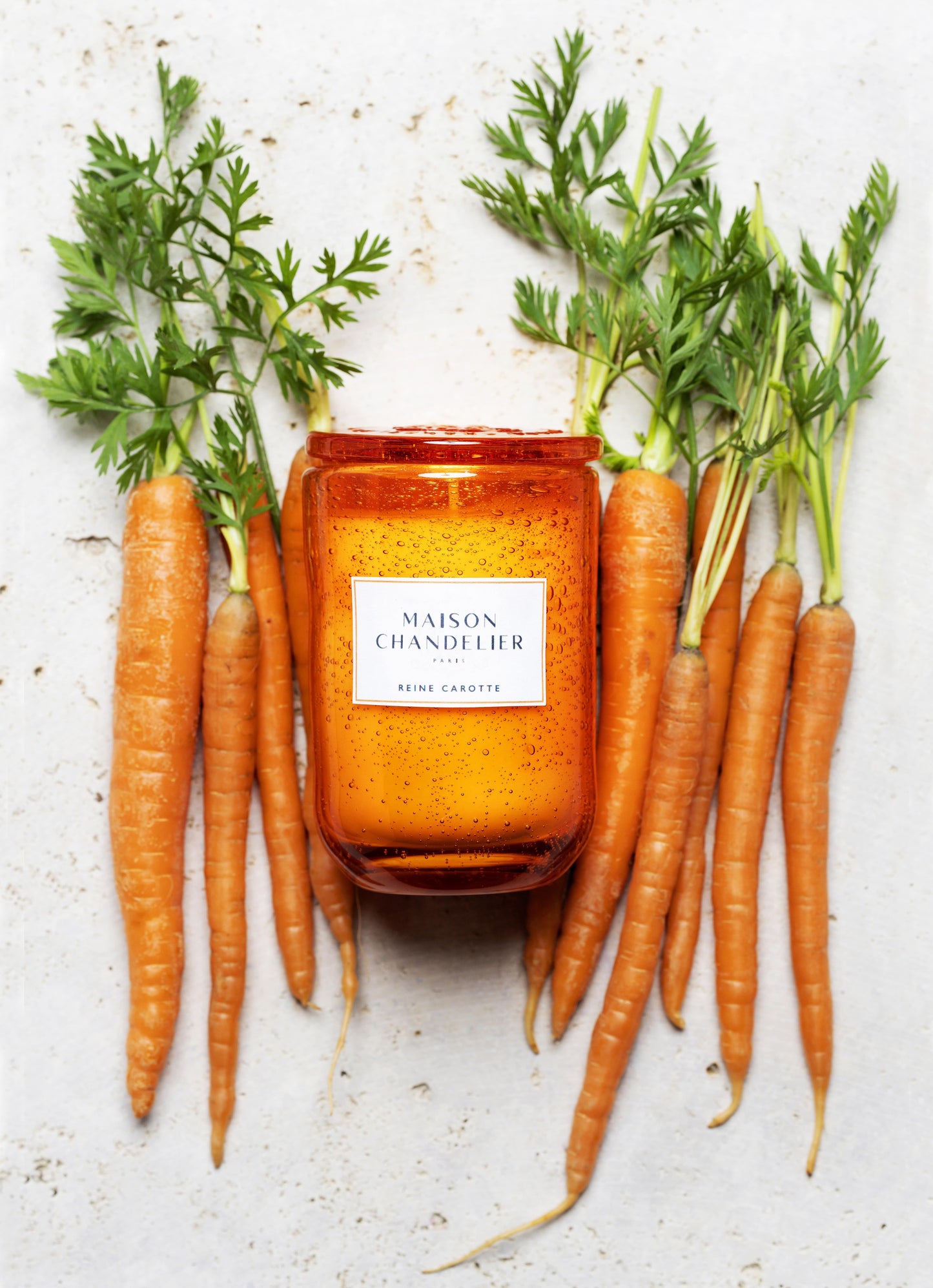 Bougie parfumée senteur carotte : Reine Carotte