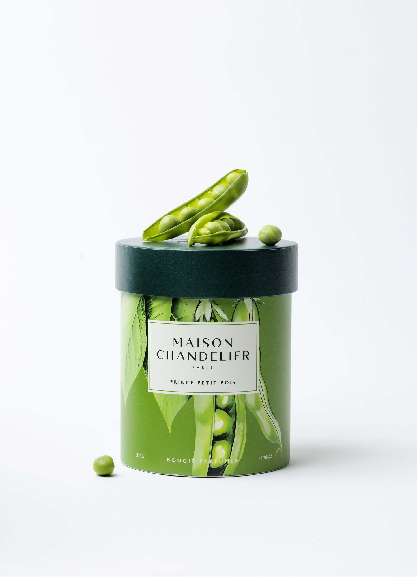 Bougie parfumée petit pois :  Prince Petit Pois