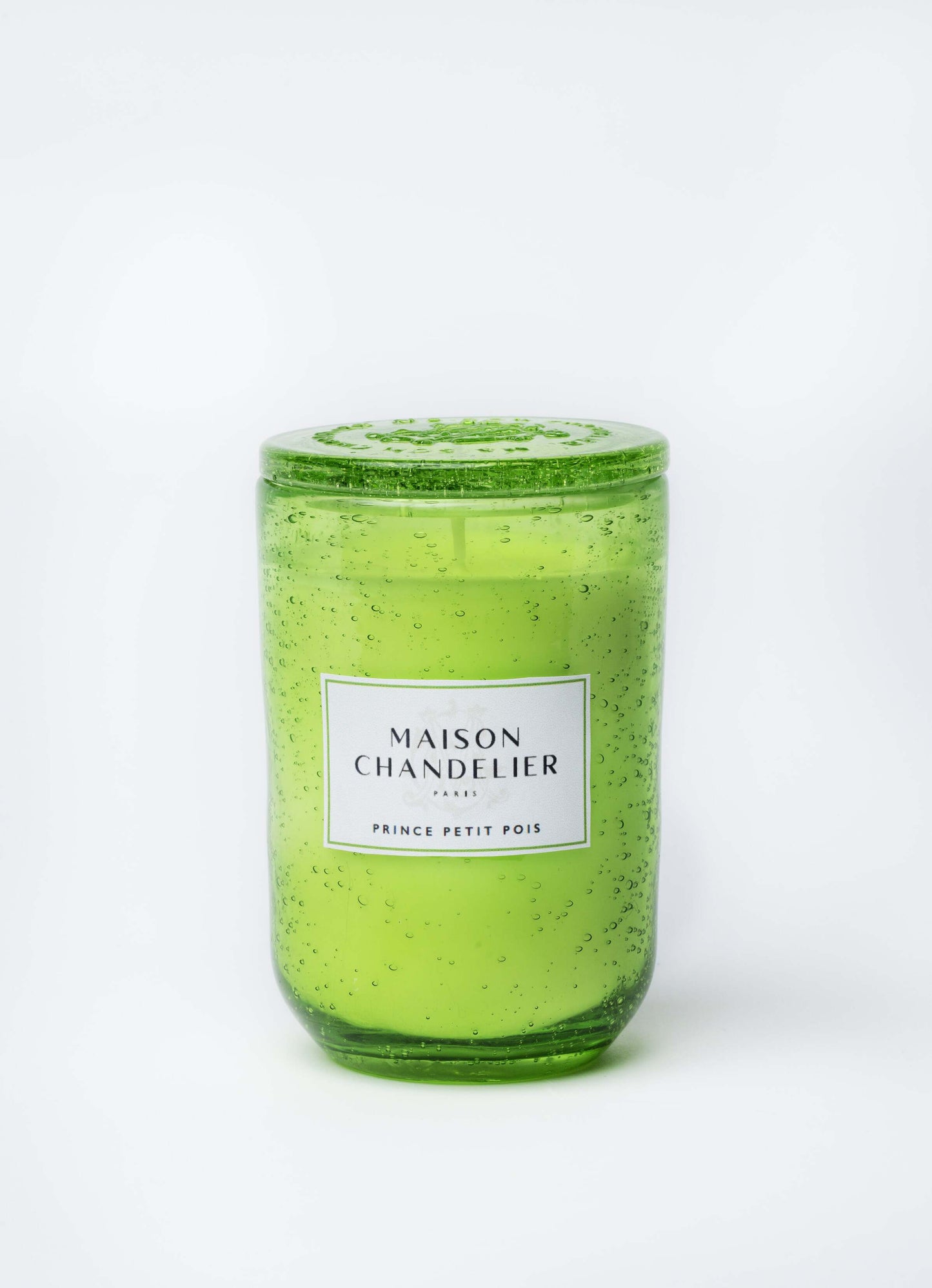 Bougie parfumée petit pois :  Prince Petit Pois